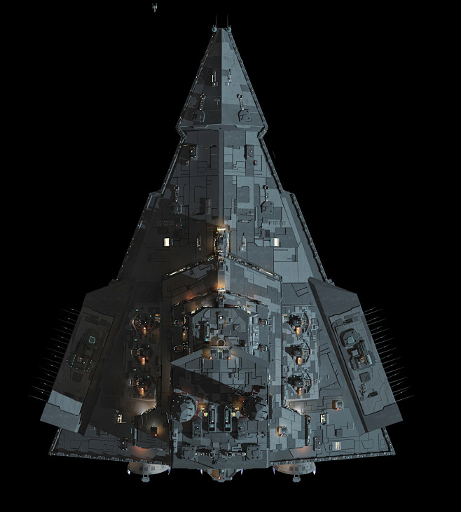 星球大战胜利级歼星舰模型 - 场景/空间/建筑 - 作品模型 - CG模型网