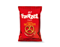 pretzel Packaging snack Fun smile flavor hunger Kiosk chips colors