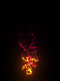 Abstract / Digital Fire : I thought I’d share something else I’ve been working on, tell me what you guys think  ( this is realtime )  here’s a quick breakdown soon, Just waiting for some time to do it,  here’s a quick explanation:  I’m using PopcornFx edi