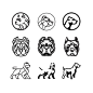 Dog mark exploration created by Steve R. @steveraboin. Use hashtag #logolearn to showcase your work.