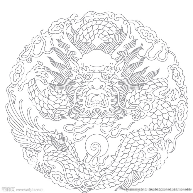 龙形象设计图案