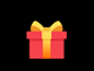 Gift Box loop motion gift box icon gif