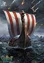War Drakkar, Grafit Studio : Warship for GWENT card game by CD Projekt Red https://www.playgwent.com/