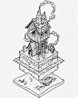 @thisnorthernboy 在 Instagram 发布：“Recent commission… The Wizard's Tower.

#isometric #illustration #commission #drawing” : 3,067 次赞、 25 条评论 - @thisnorthernboy 在 Instagram 发布：“Recent commission… The Wizard's Tower.

#isometric #illustration #commission #dra