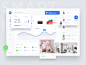 Dashboard Smart Home trend design app web graph ux ui minimal clean home smart dashboard