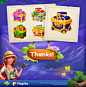 Moxie's Gourmet Glamping : This project is part of Bingo Blitz (by Playtika) and is an exciting adventure of delicious dishes and completing cooking challenges to become the best Bingo Blitz chef.All Art in the game is copyrighted and all rights are belon