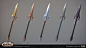 World of Warcraft Shadowlands - Weapons, Natacha Nielsen : Here are some of the weapons I created for Shadowlands!