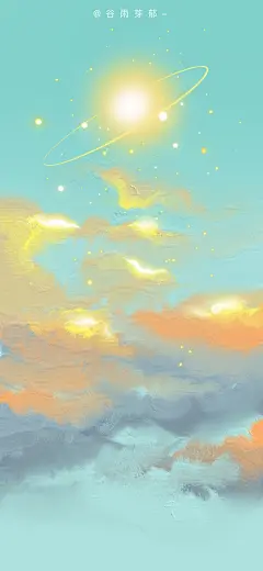 cr.微博@谷雨芽郁__210106_风景 油画 质感 手机壁纸