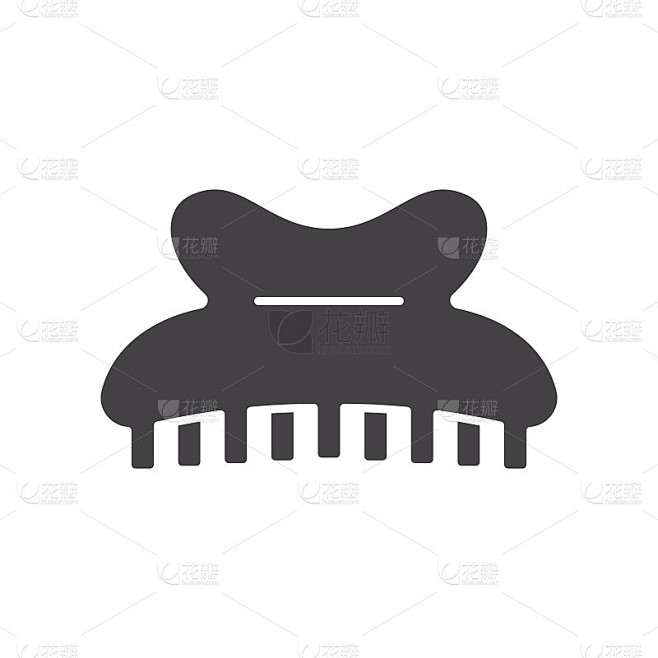爪形发夹图标
