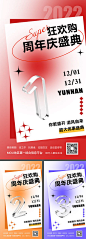 医美地产周年庆海报-源文件