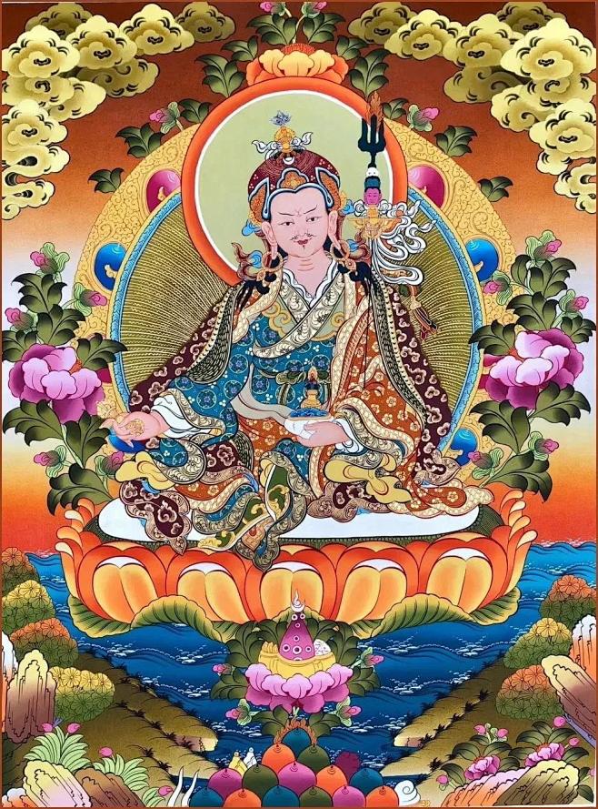 莲花生大士唐卡