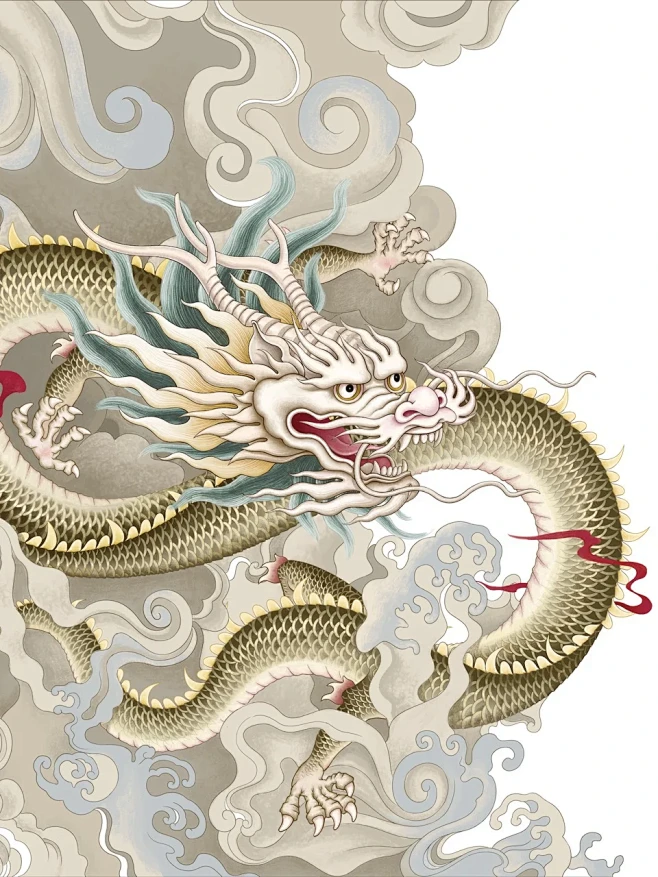 我的龙年新作｜好运一条龙 我有九条龙 - 小红书-花瓣网