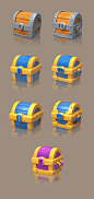cartoon chest Digital Art  game ILLUSTRATION  painting  