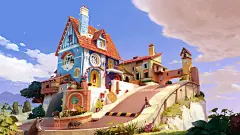 Blue house 蓝色房子
