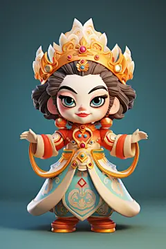 新中式传统文化旦角戏曲京剧女性人物模型