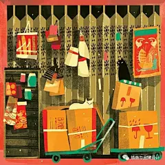 插画丨绝美扁平风，在浓烈的色彩中体验热情的印度风情 : 60万插画师共同关注→插画与品牌设计