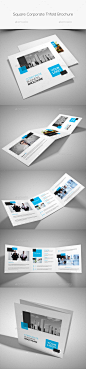 Square Corporate Trifold Brochure - Corporate Brochures