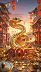 蛇年一切顺利，金蛇狂舞 - 小红书
