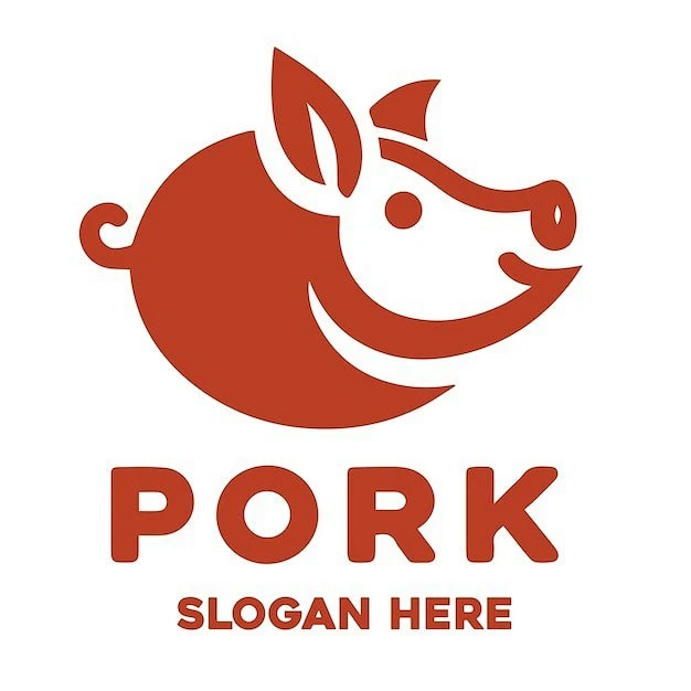 猪标志logo矢量图设计素材-花瓣网