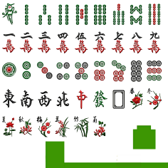 麻将-花瓣网|陪你做生活的设计师 | 麻将素材-png 切图