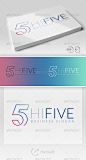 你好5标志——数字标识模板Hi Five Logo - Numbers Logo Templates吸引力、商业、商业标志,cmyk,企业、创意,创意标志,好,五标志,标志模板,不错,5号,5号标志,标志,对象,对象,打印,打印好了,准备好了 attractive, business, business logo, cmyk, corporate, creative, creative logo, fine, five logo, logo template, nice, number 5, number