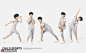 跑步压腿活动身体运动男孩人物素材 海报招贴 人物海报