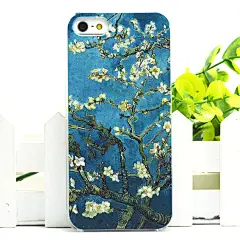 iPhone6Plus梵高油画盛开的杏仁花复古苹果iphone5S/4S手机壳4.7-淘宝网