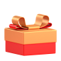 Chinese new year gift box 3D Illustration