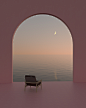 Somewhere in the World, 2020 : In the series of ‘Somewhere in the World’, we have been interested in creating a minimalistic yet vibrant surreal world. Our goal is to create dreamlike spaces that are architectural rendered, which invites viewers to our th