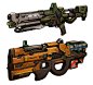 Ultimate Light Machine gun & Ultimate Heavy Shotgun, Saeed Jalabi : Weapon designs for Zombicide Invader