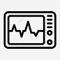 心脏心电图心电图医疗图标 免费下载 页面网页 平面电商 创意素材