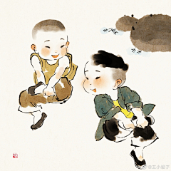 画画的美丽采集到国学儿插
