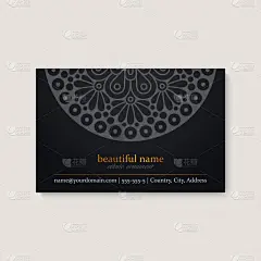 华丽的,名片,商务,请柬,婚礼,模板,动机,复古,花