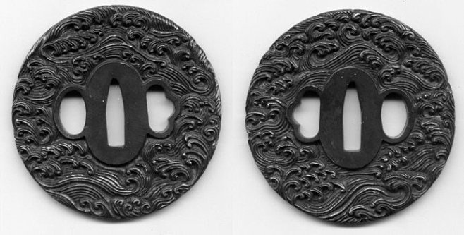 日本武士刀刀镡