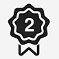 第二奖牌图标_88ICON https://88icon.com 第二 奖牌