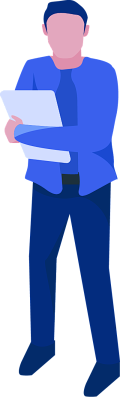 謙伊采集到扁平人物插画PNG（UI）