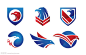 雄鹰盾牌logo设计