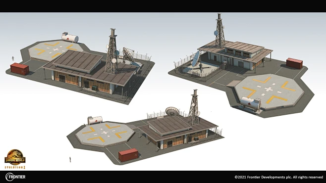Classic building concepts : Jurassic World Evolution 2 -花瓣网