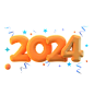 Happy New Year  3D Icon