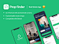 UI Kits : Propfinder UI kit includes is a high quality pack of 32+ Real Estate app screens for iPhone and android with trendy useful components that you can use for inspiration and speed up your design workflow. All layers and symbols are neatly grouped,