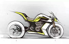 人本造物创意工场采集到摩托车|概念车设计