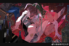 老哥你穿这身真是香艳采集到画风