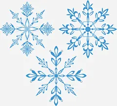 蓝色雪花花边矢量图高清素材 中式花边 宫廷花纹 纹理 雪花 矢量图 免抠png 设计图片 免费下载