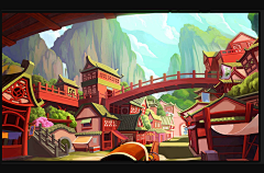 咕月饼采集到场景-Q版单体建筑