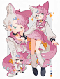 分享40-各类风格少女插画大师——笠 - 小红书