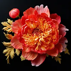 牡丹花素材图AI图