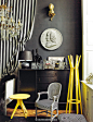 一般人hold不住，设计师色彩张扬的家By interior designer Dirk-Jan Kinet