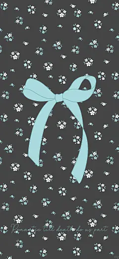 夏日浪漫氛围的碎花蝴蝶结壁纸好ins - 小红书