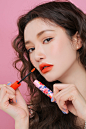 3CE MAISON KITSUNE VELVET LIP TINT #STAYCATION : 睫毛 睫毛膏 眼线 眉毛 眉笔 美妆 妆容 口红 红唇 腮红 美瞳 粉饼 模特