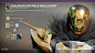 destiny forsaken UI Interface Bungie iconography 2D art video game visual design game design 